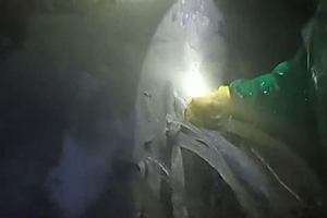 巴中消防水池堵漏现场